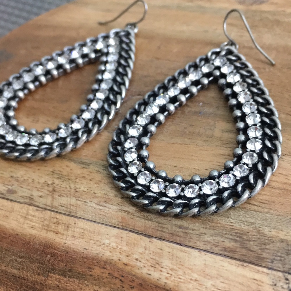 Vtg Statement Dangle Earrings - image 6